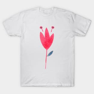 Flower Scandinavian Style T-Shirt